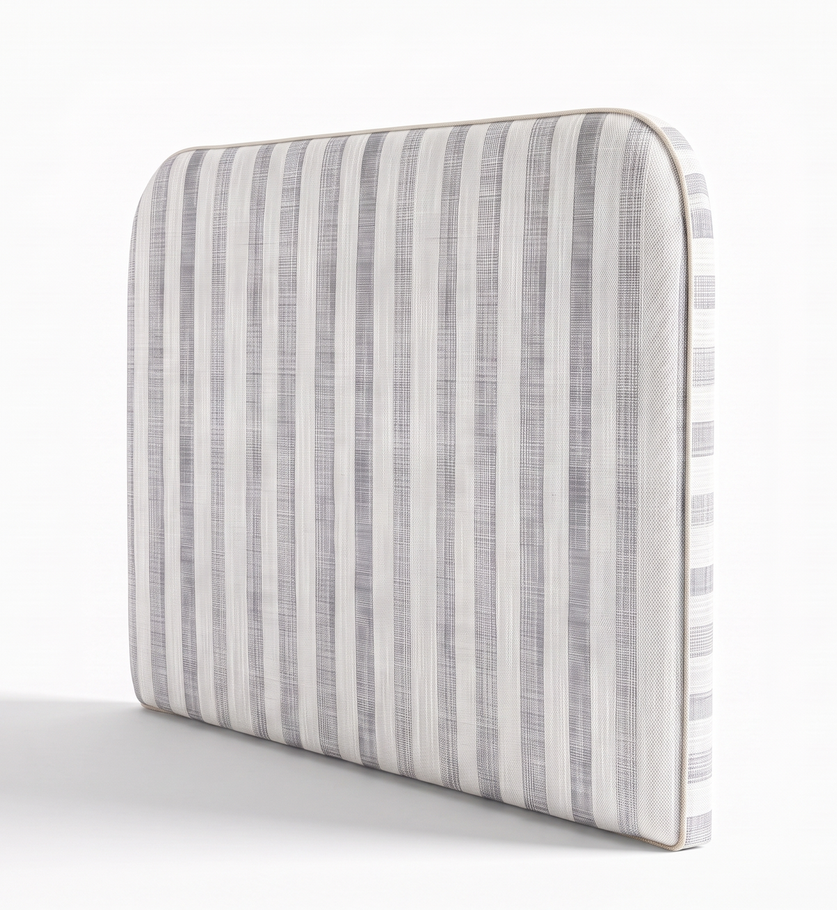 Respaldo de cama Linen Stripes Grey — vista lateral