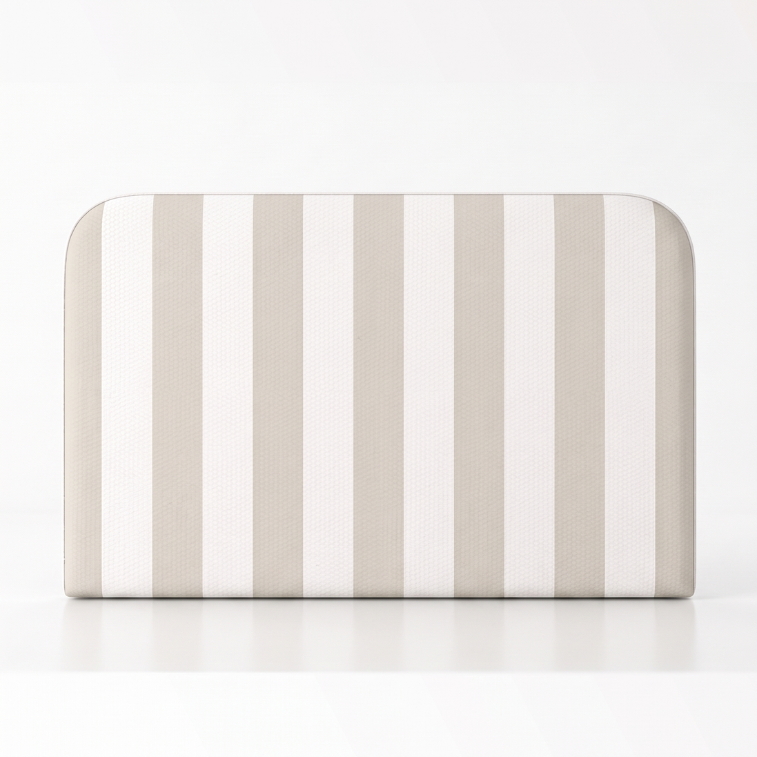 Respaldo de cama Rayas Beige — vista frontal