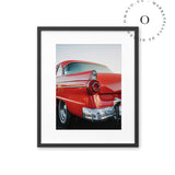 Red Car Retro Cuadro