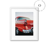 Red Car Retro Cuadro