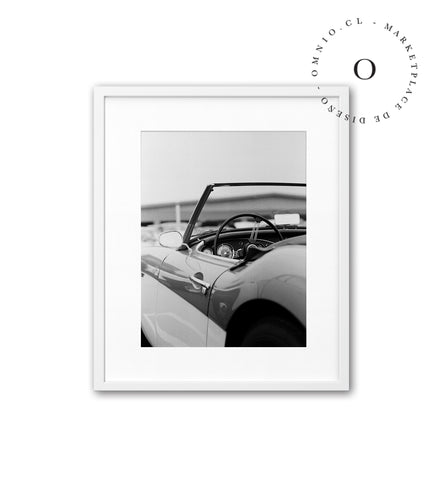 Retro Car B&W II Cuadro