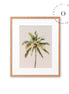 Soft Pink Palmera Cuadro