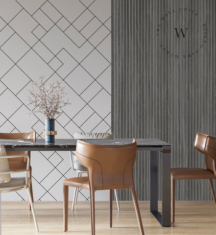 Panel Ranurado Grey