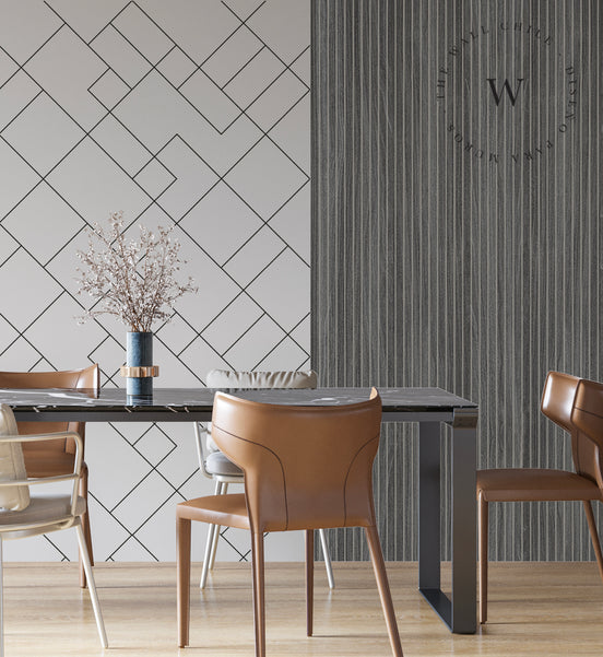 Panel Ranurado Grey