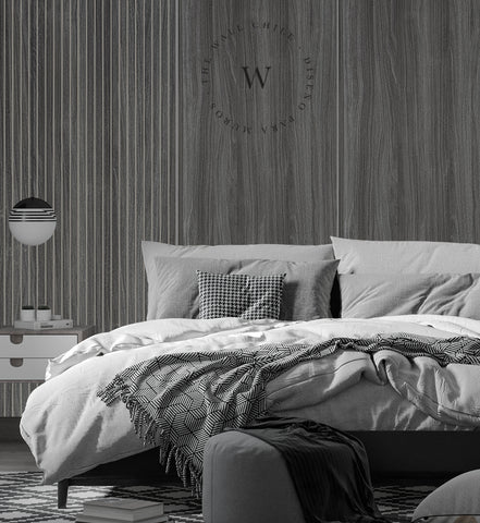 Panel Ranurado Grey