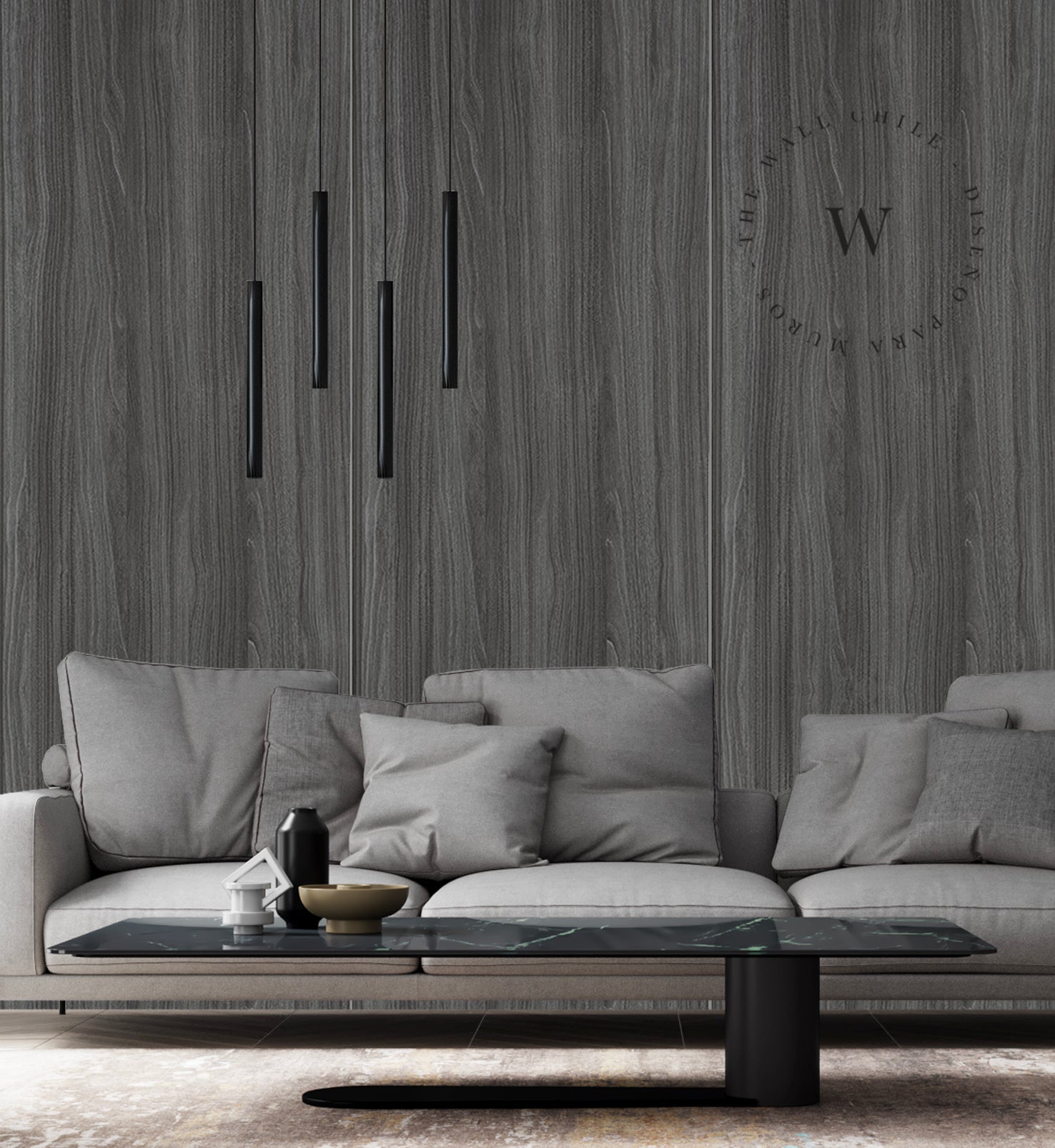 Panel Enchapado Grey