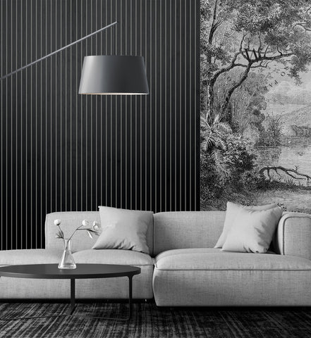 Panel Ranurado Black