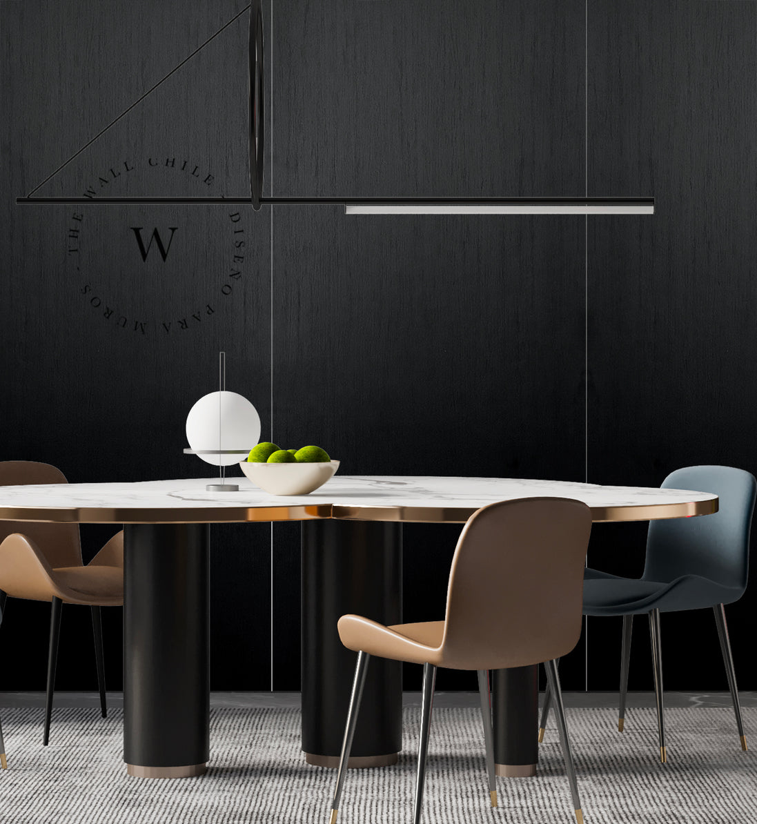 Panel Enchapado Black