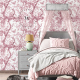 Rabbit Jouy Pink