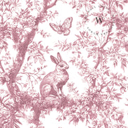 Rabbit Jouy Pink