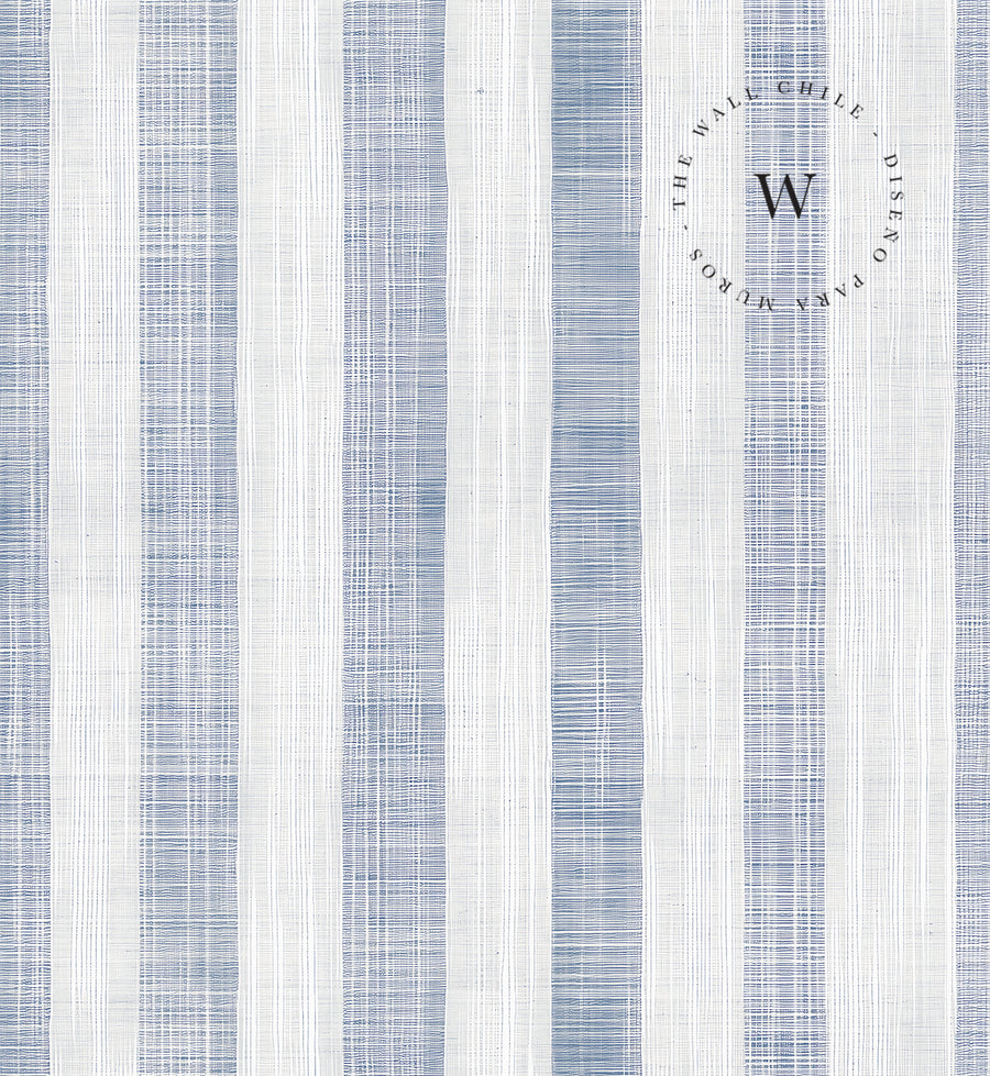 Linen Stripes Blue