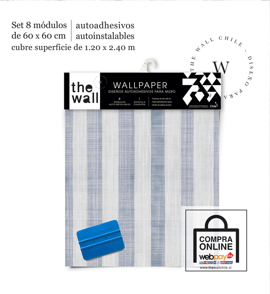 Linen Stripes Blue