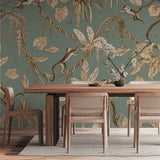 Playful Monkeys – Vintage Green