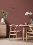 Burgundy / The Wall Colors