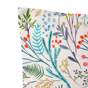 Respaldo de cama recto Color Botanic — detalle de la tela