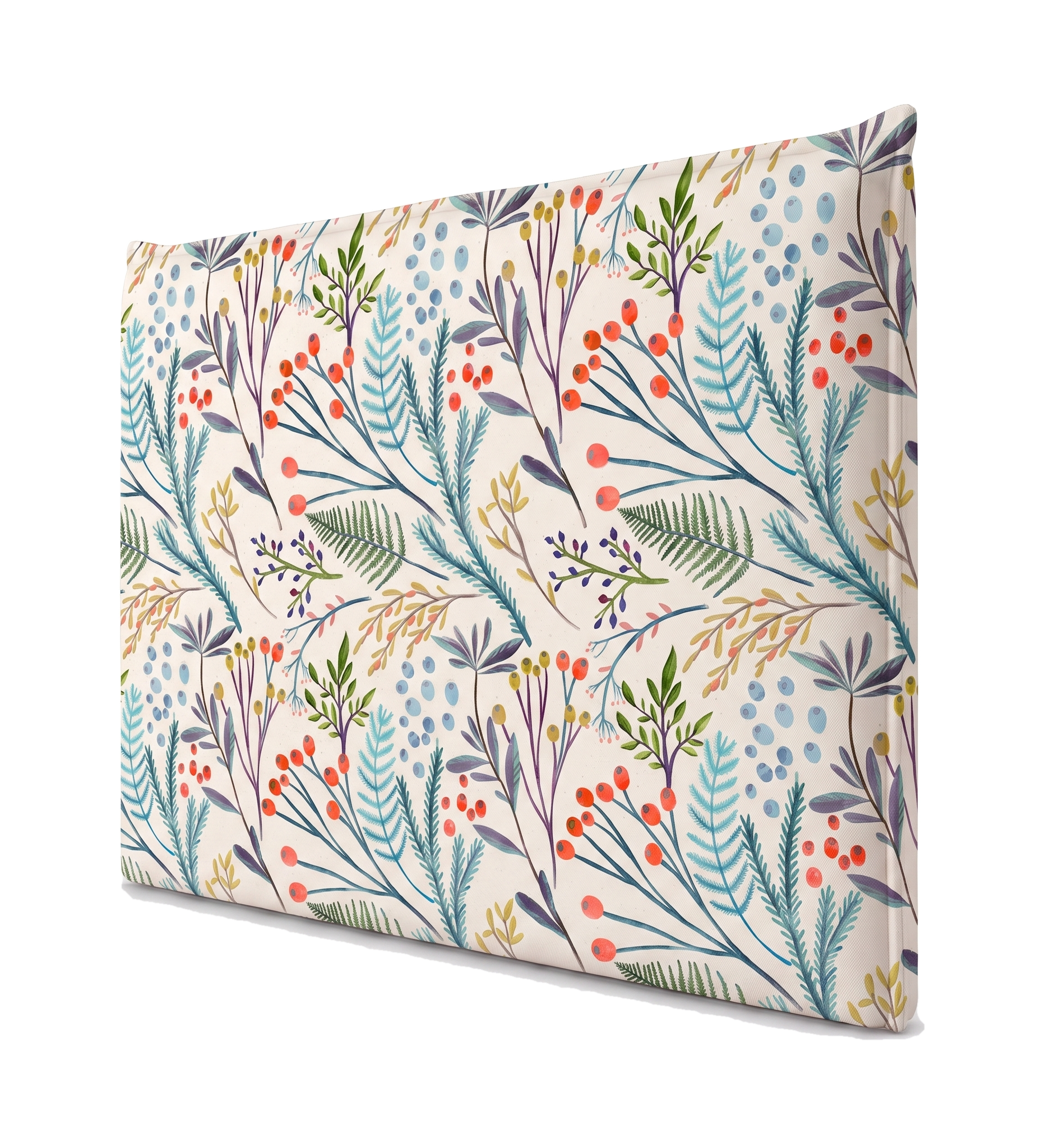 Respaldo de cama recto Color Botanic — vista lateral
