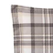 Respaldo de cama recto Escoces — detalle de la tela
