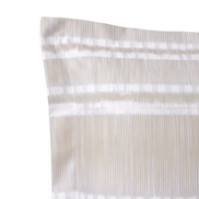 Respaldo de cama recto Etno Beige — detalle de la tela