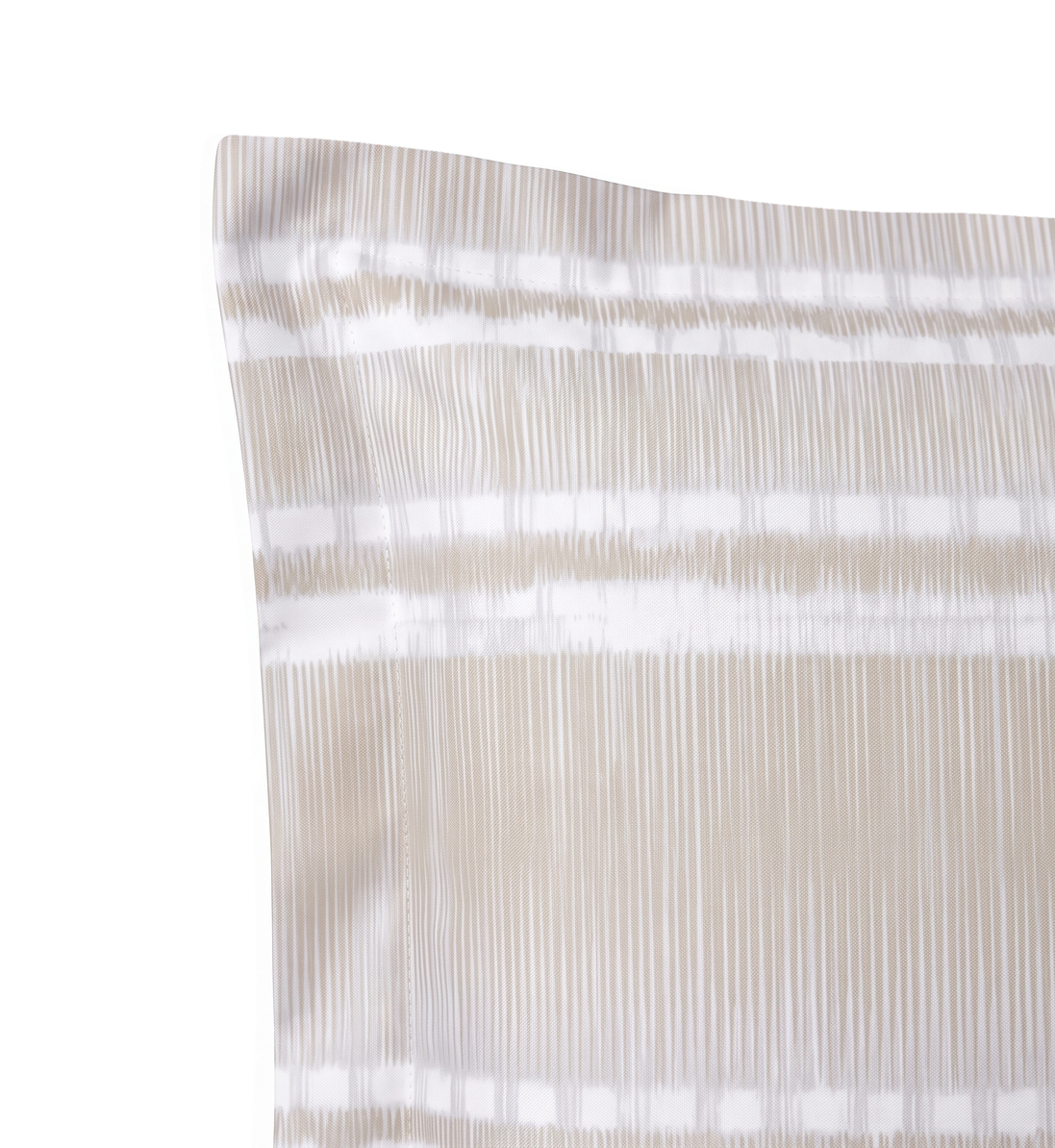 Respaldo de cama recto Etno Beige — detalle de la tela