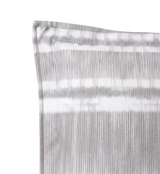 Respaldo de cama recto Etno Grey — detalle de la tela