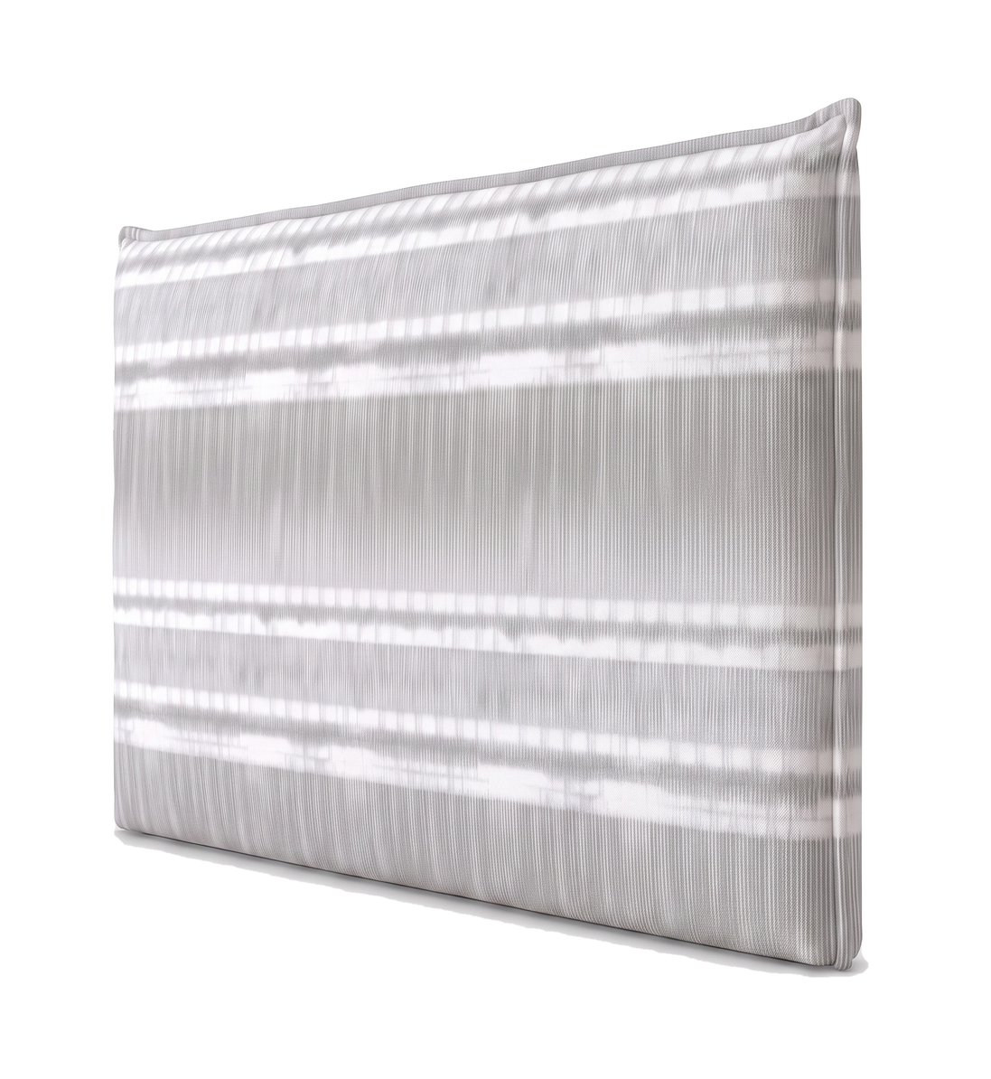Respaldo de cama recto Etno Grey — vista lateral