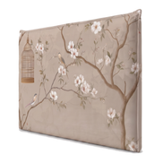 Respaldo de cama recto Golden Blossom — vista lateral