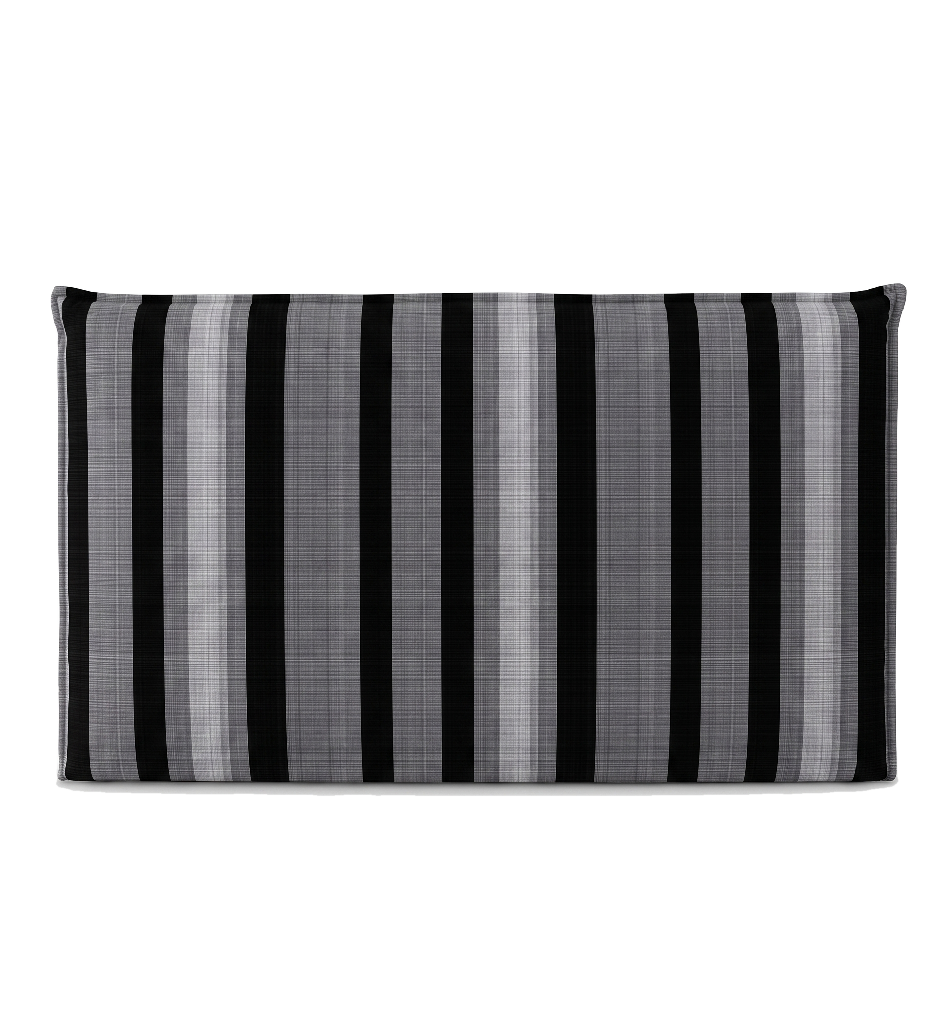 Respaldo de cama recto Graphite Lines — vista frontal