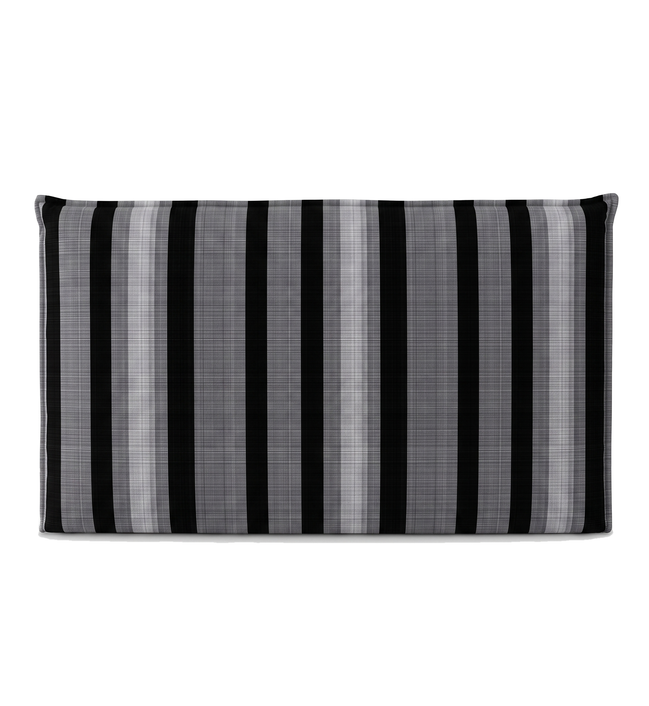Respaldo de cama recto Graphite Lines — vista frontal