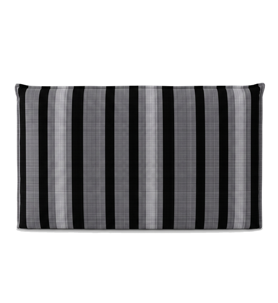 Respaldo de cama recto Graphite Lines — vista frontal
