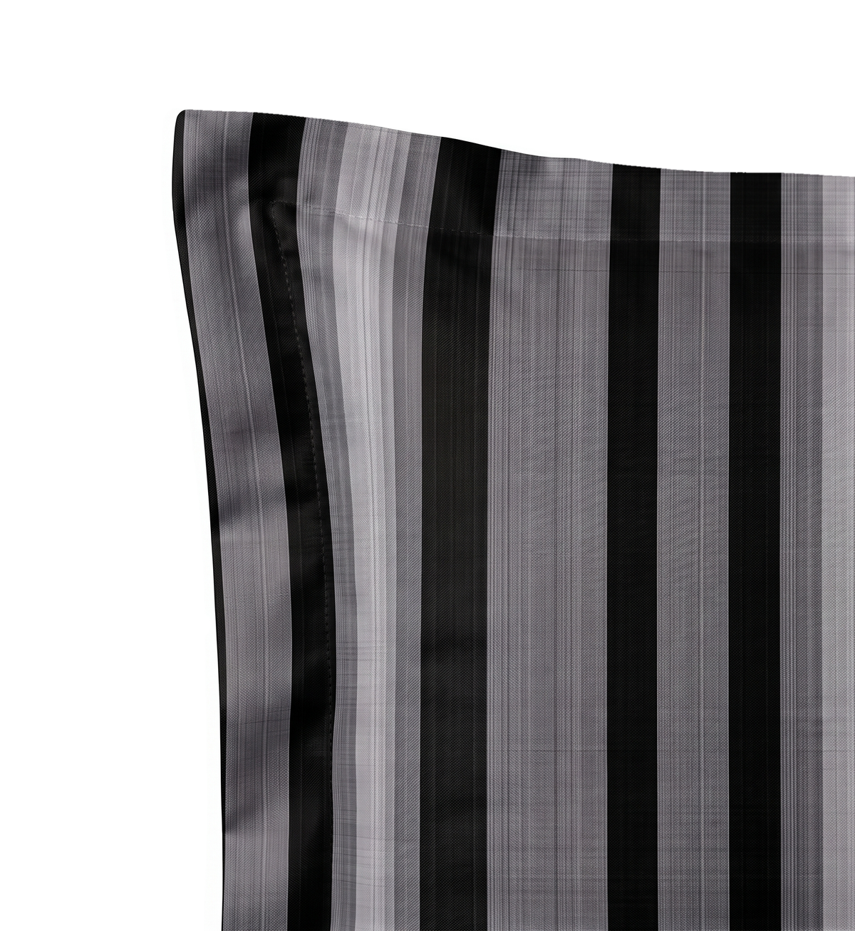 Respaldo de cama recto Graphite Lines — detalle de la tela