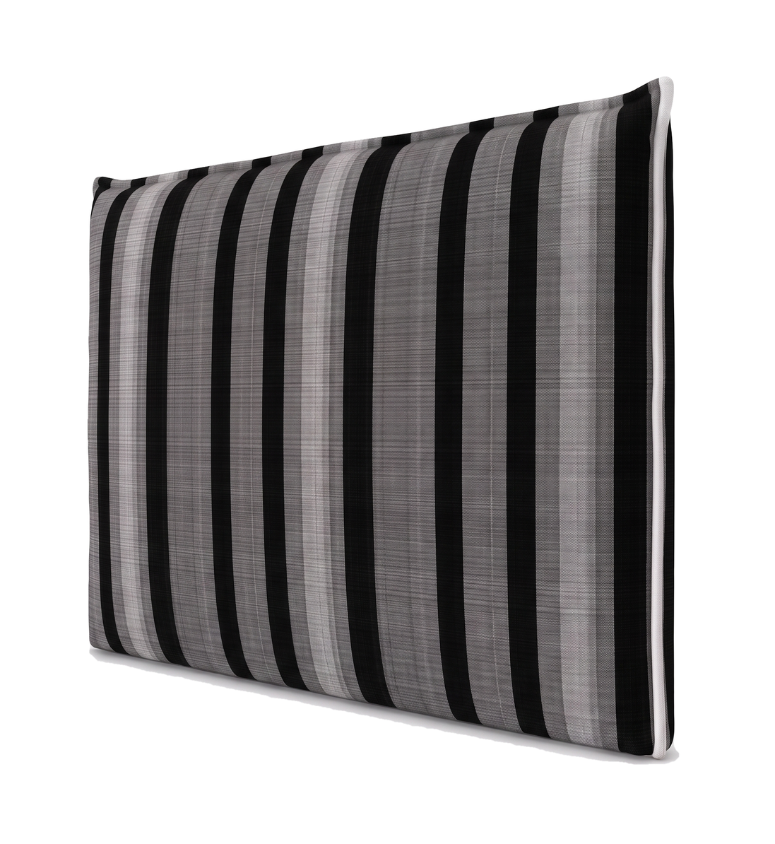 Respaldo de cama recto Graphite Lines — vista lateral