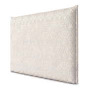 Respaldo de cama recto Hobo Beige — vista lateral
