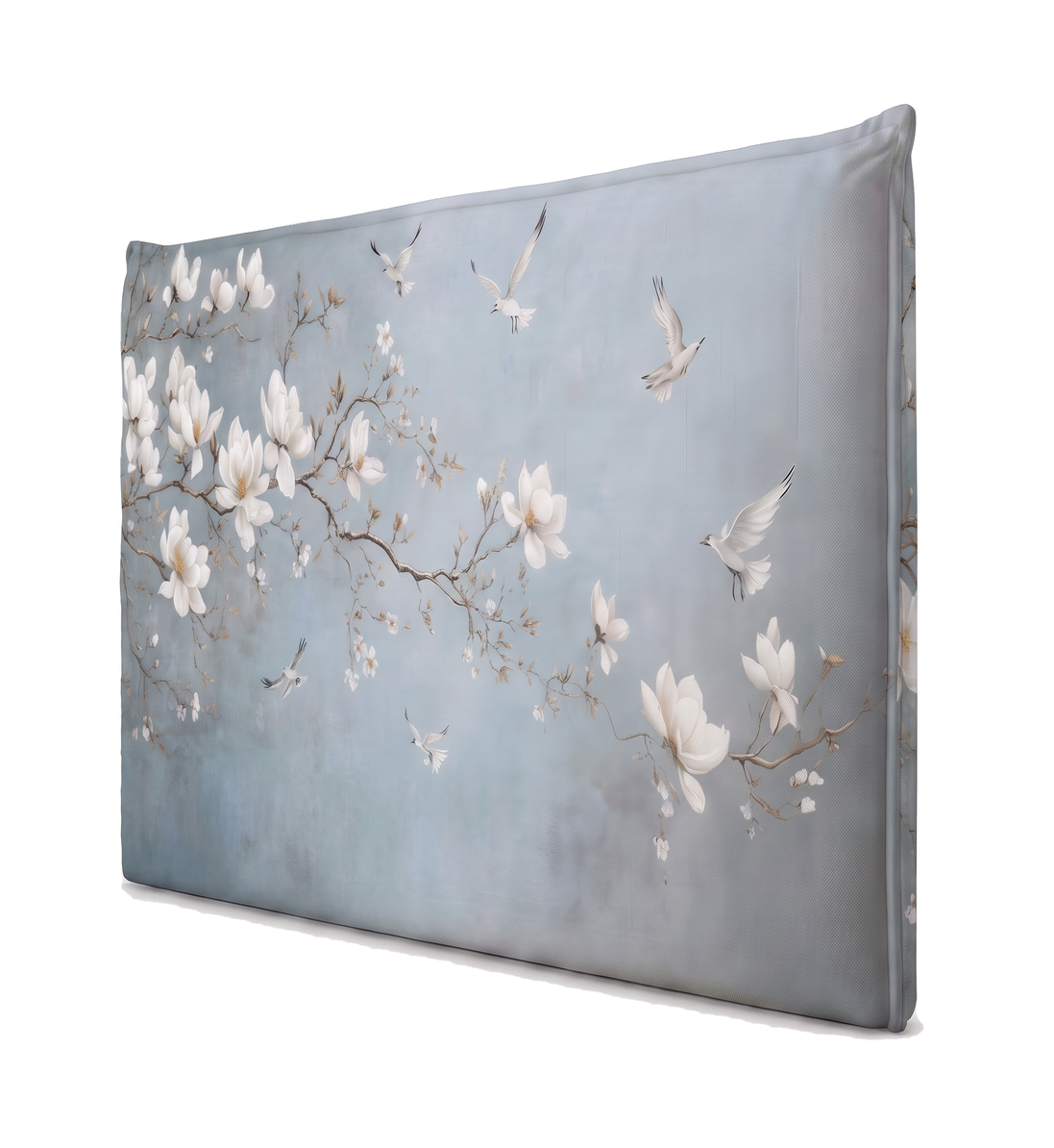 Respaldo de cama recto Magnolia Blossom — vista lateral