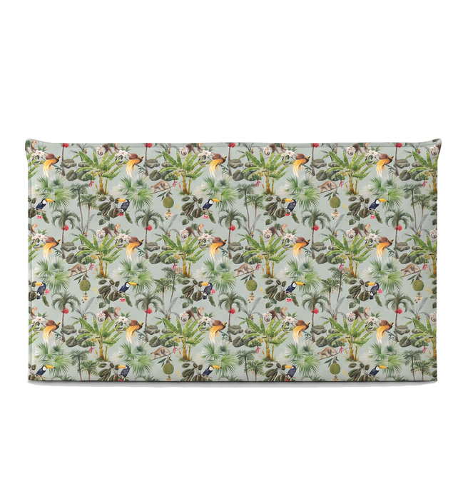 Respaldo de cama recto Mint Jungle — vista frontal
