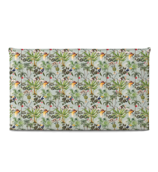 Respaldo de cama recto Mint Jungle — vista frontal