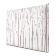 Respaldo de cama recto Neutral Trees Grey — vista lateral
