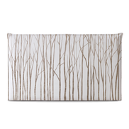 Respaldo de cama recto Neutral Trees — vista frontal