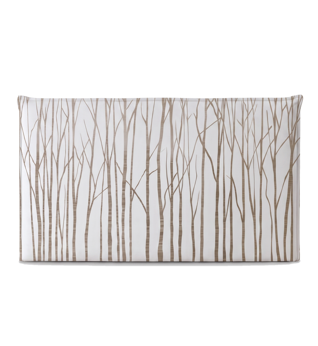 Respaldo de cama recto Neutral Trees — vista frontal