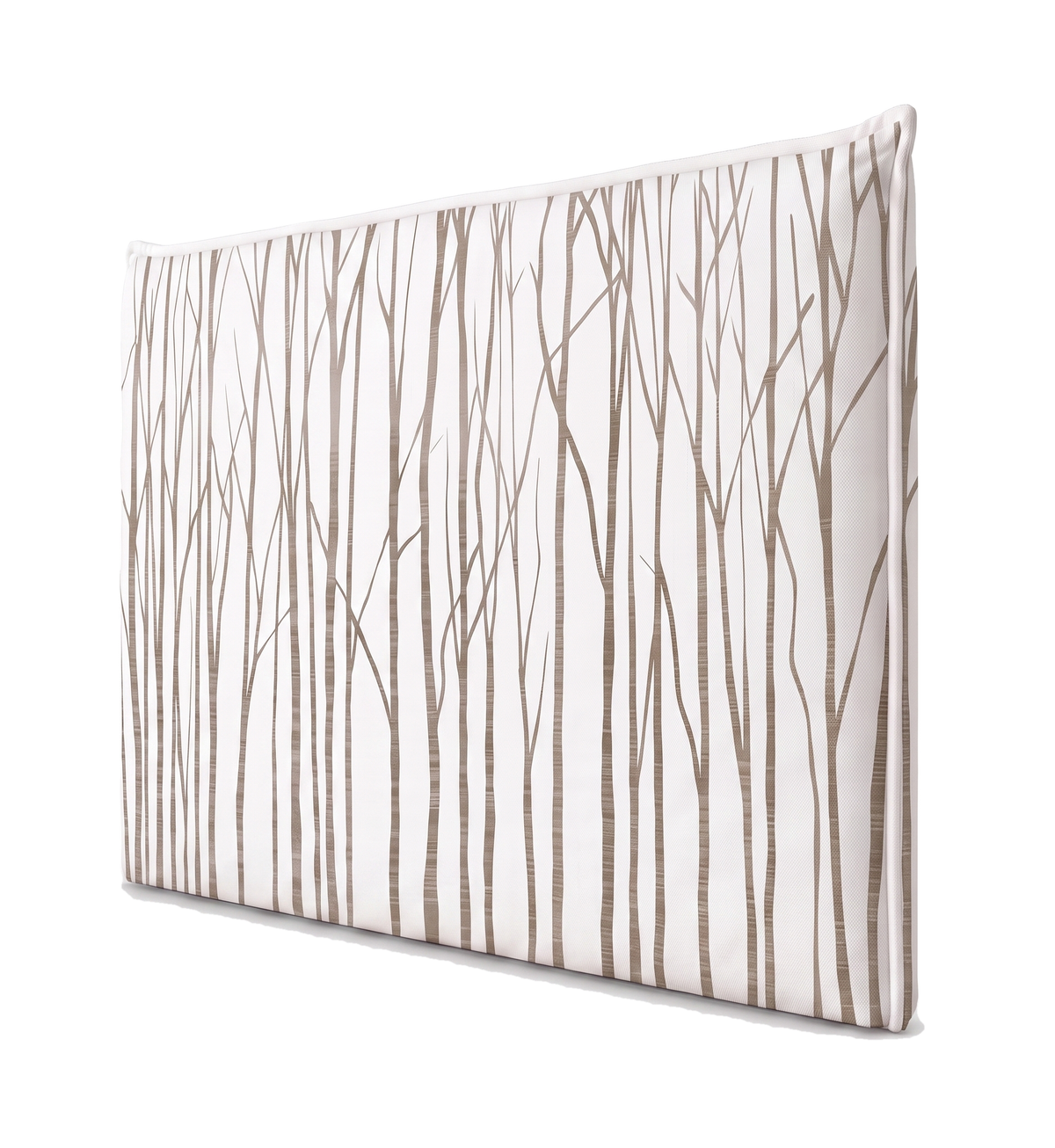 Respaldo de cama recto Neutral Trees — vista lateral