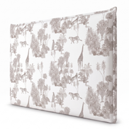 Respaldo de Cama Recto Sketch Sabana Beige