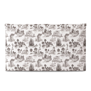 Respaldo de cama recto Toile De Jouy Black — vista frontal