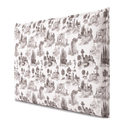 Respaldo de cama recto Toile De Jouy Black — vista lateral