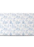 Respaldo de cama recto Toile De Jouy Celeste — vista frontal