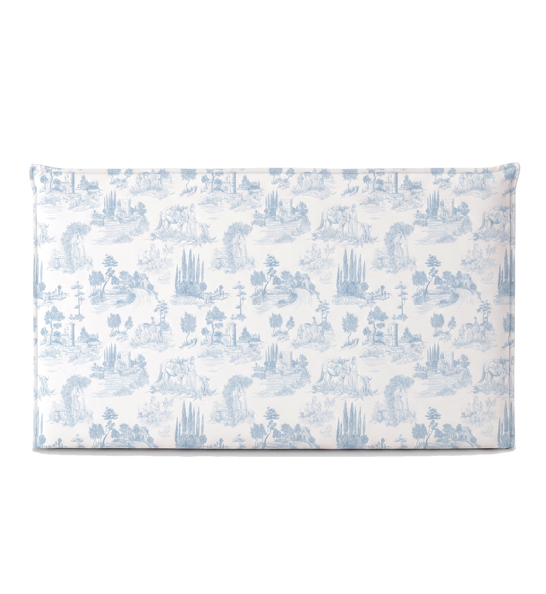 Respaldo de cama recto Toile De Jouy Celeste — vista frontal