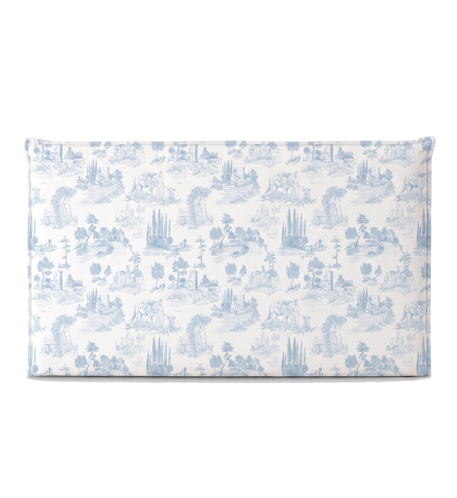 Respaldo de cama recto Toile De Jouy Celeste — vista frontal