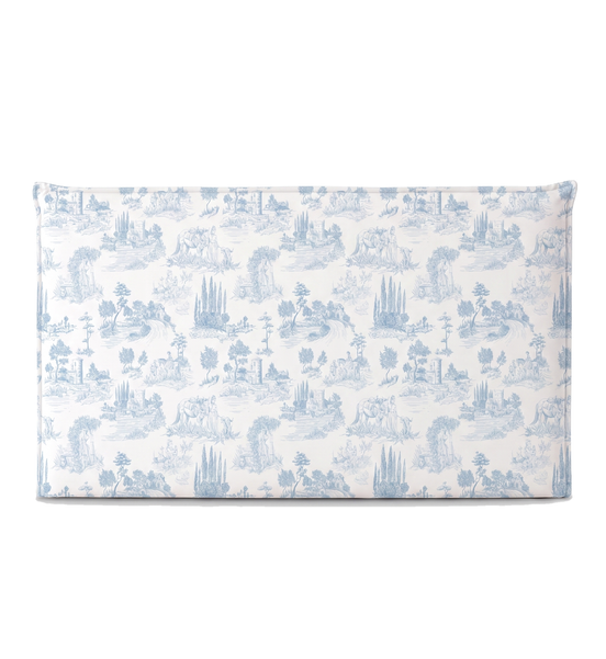 Respaldo de cama recto Toile De Jouy Celeste — vista frontal