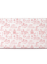 Respaldo de cama recto Toile De Jouy Rojo — vista frontal