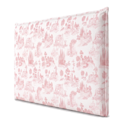 Respaldo de cama recto Toile De Jouy Rojo — vista lateral