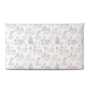 Respaldo de cama recto Toile Gris — vista frontal