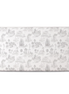 Respaldo de cama recto Toile Gris — vista frontal